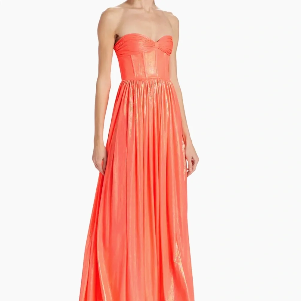 Bronx and Banco Coral Strapless Gown size xs/sm - Picture 3 of 6